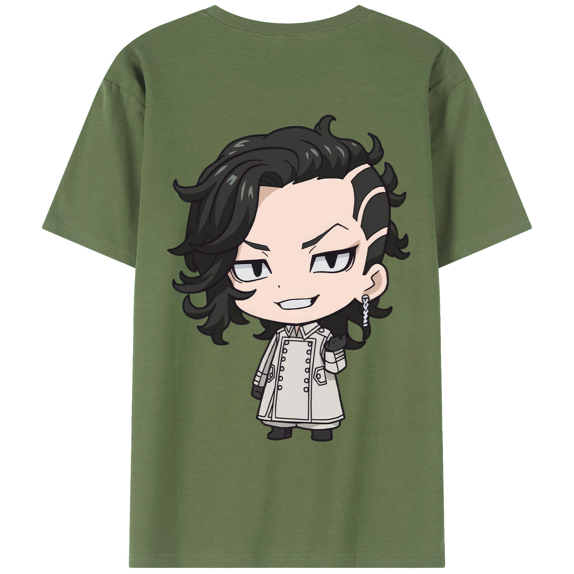 （画像用） 東京リベンジャーズ Tokyo Revengers 綿100％ メンズ半袖Tシャツ（バックプリント） 通気性